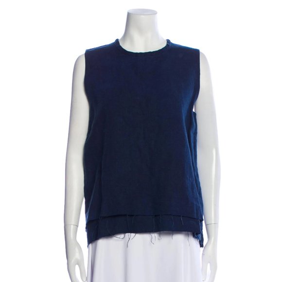 Simon Miller Terra Linen Double Layer Top - Picture 1 of 8